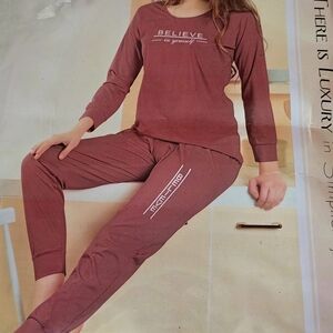 Kids Pajamas in Maroon